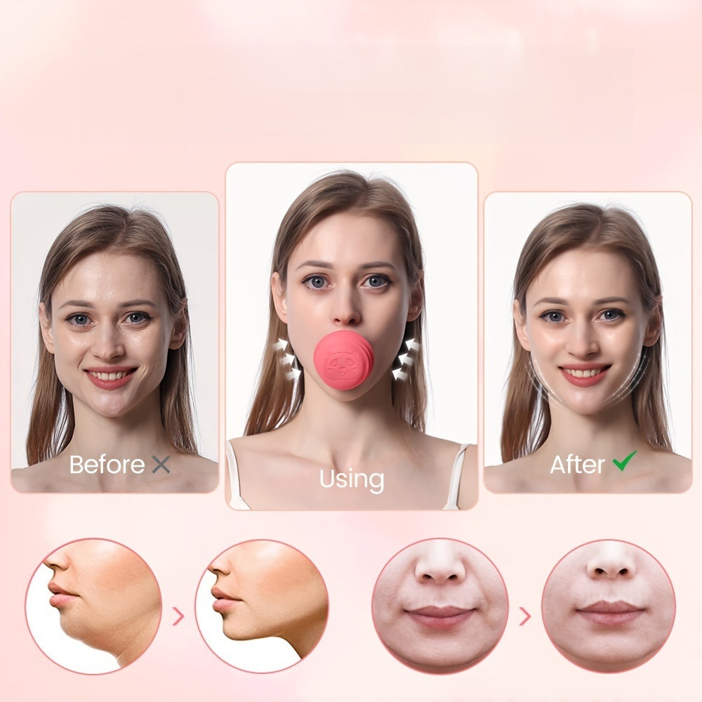 Face & Neck Toning Exerciser – V-Shape Double Chin Remover & Skin Firming Tool for a Slimmer Look Anytime, Anywhere