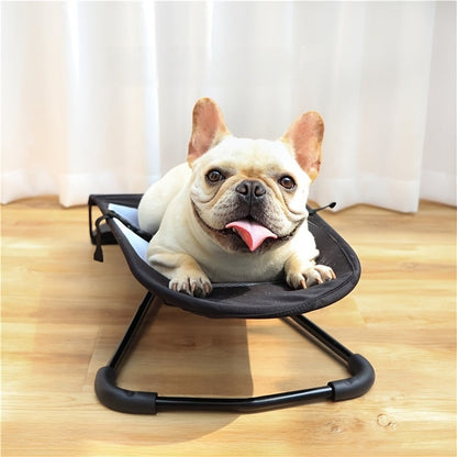 Foldable Pet Rocking Chair with Spring – Cozy Sunbathing Sofa Chair for Cats and Dogs, Lightweight, Easy Assembly, and Perfect Relaxation Spot