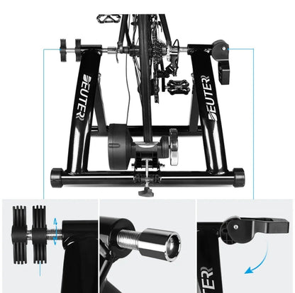 Indoor Magnetic Resistance Cycling Trainer – 6-Speed Bicycle Roller for Home Training & Fitness Workouts