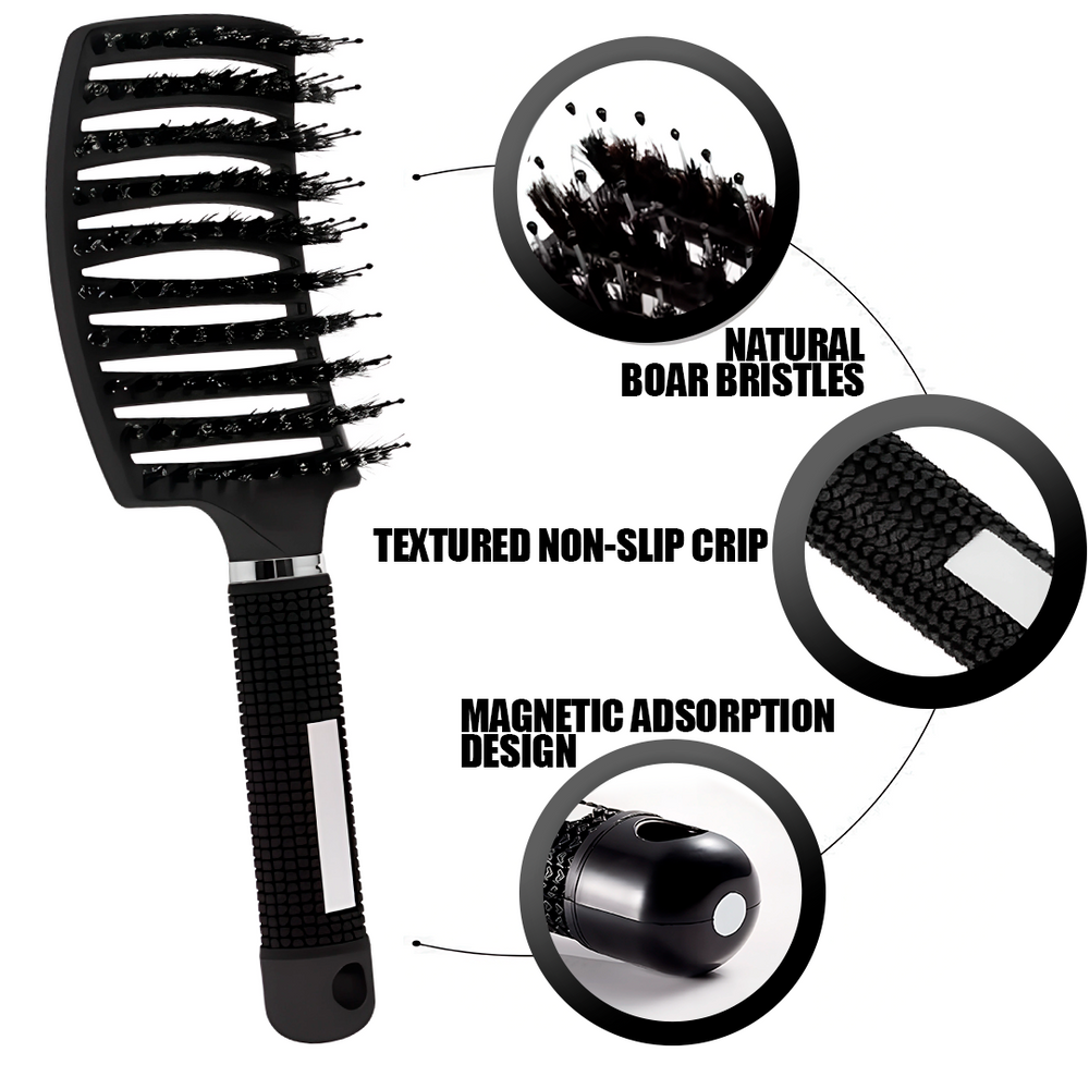 Miracle Hair Detangler – Effortless Knot Removal for Smooth, Shiny Hair