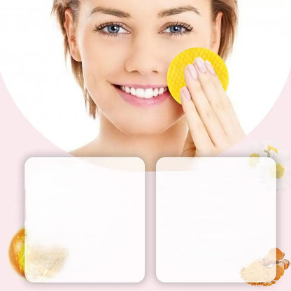 Turmeric Kojic Acid Exfoliating Pads – Deep-Cleansing Lemon Brightening Cotton Skincare Pads for Whitening & Detox Facial Treatment