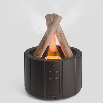 Simulated Campfire Flame Humidifier – Aromatherapy Essential Oil Diffuser