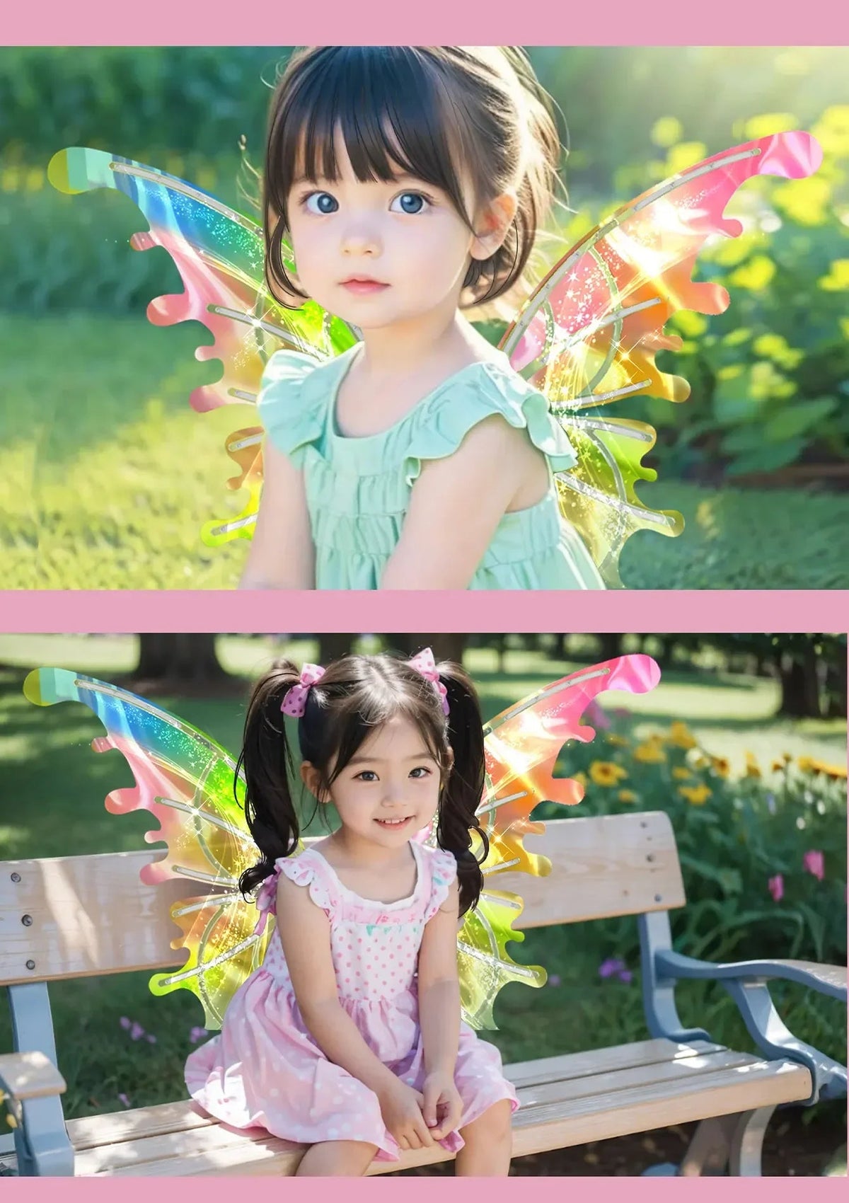 Electric Elf Wings for Kids – Light-Up Cosplay Toy Wings for Halloween, Christmas & Birthday Gifts