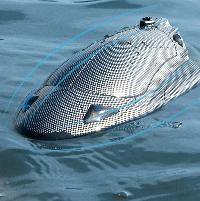 Waterproof High Speed RC Boat - Remote Control Racing Speedboat with Rechargeable Battery, Outdoor Water Toy for Kids