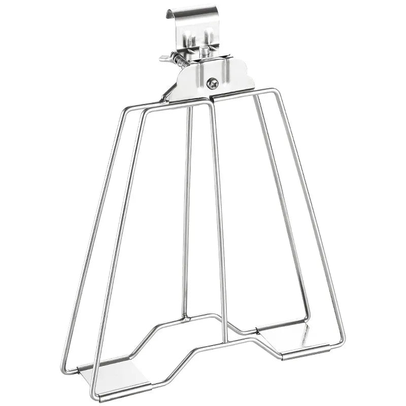 Stainless Steel BBQ Skewer Rack – Chicken and Duck Roast Clip Tool for Grill, Oven and Barbecue Cooking