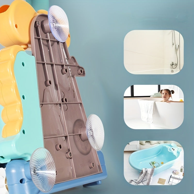 Cartoon Dinosaur Bath Toys – Spinning Water Toys with Festive Appeal for Fun Bath Time, Gift Giving, and Imaginative Play for Kids