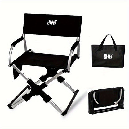 Aluminum Folding Chair – Lightweight Yet Strong Seat with Backrest for Outdoor Fishing, Travel, and Compact Storage