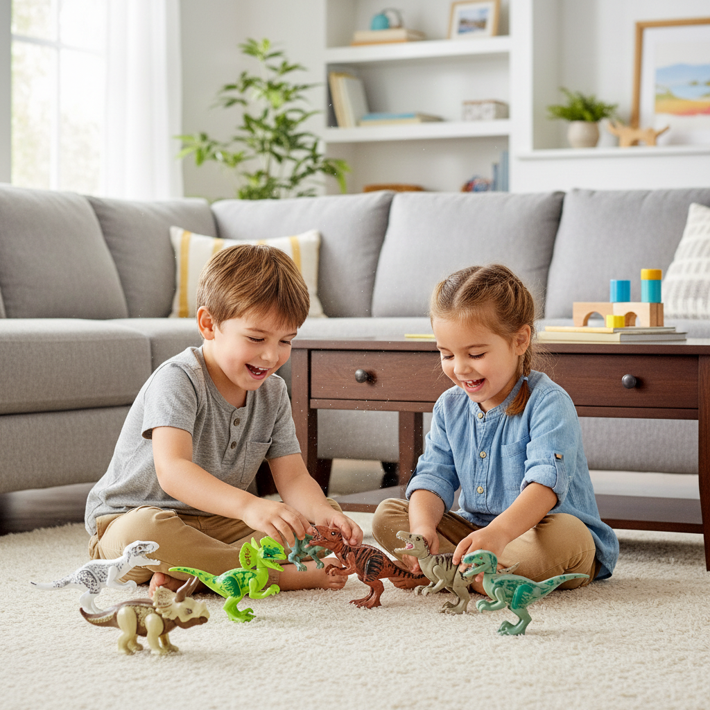Dinosaur Deformation Egg Set – A6-Piece Transforming Dino Assembly Toys for Kids, Creative Jurassic Pretend Play