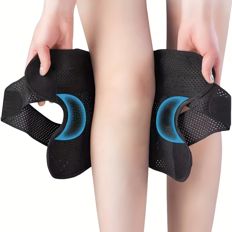 Menics Adjustable Knee Brace – Stabilized Support for Injury Recovery & Pain Relief with Durable Stretch Fabric