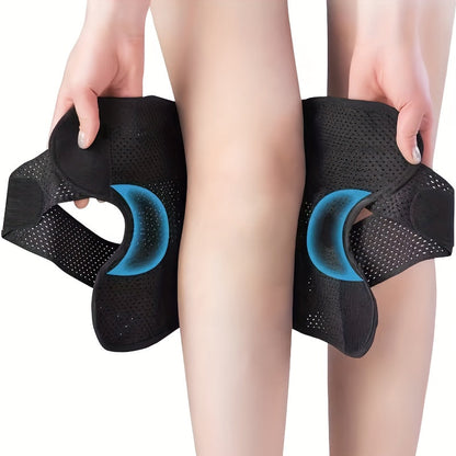 Menics Adjustable Knee Brace – Stabilized Support for Injury Recovery & Pain Relief with Durable Stretch Fabric