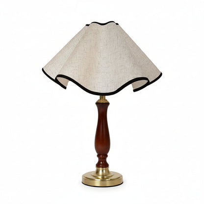 Petal Lampshade Table Light Cover – Elegant Bedside Lamp Shade for Cafe, Dorm, or Apartment Decor, 14.96-Inch Durable Fabric Design