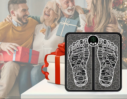 EMS Foot Massager with Remote Control – 12 Modes, 19 Intensity Levels for Muscle Relaxation, Improved Circulation, and All-Day Comfort at Home