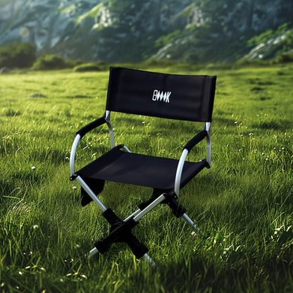 Aluminum Folding Chair – Lightweight Yet Strong Seat with Backrest for Outdoor Fishing, Travel, and Compact Storage