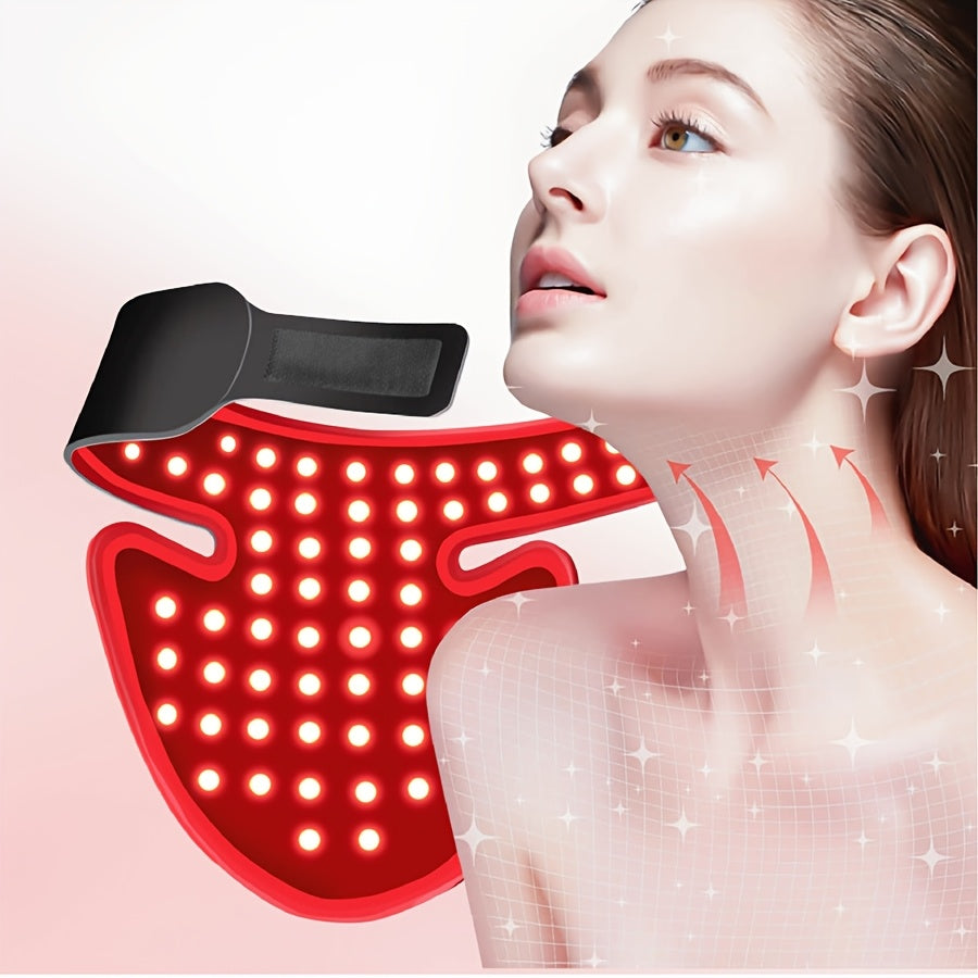 LED Neck Rejuvenation Device – Relax, Recharge & Radiate Youth with Red Light Therapy for Skin Tightening and Wrinkle Reduction