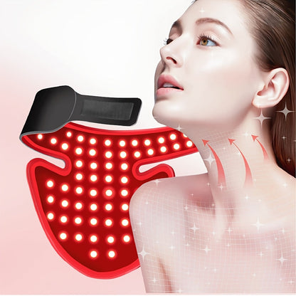 LED Neck Rejuvenation Device – Relax, Recharge & Radiate Youth with Red Light Therapy for Skin Tightening and Wrinkle Reduction