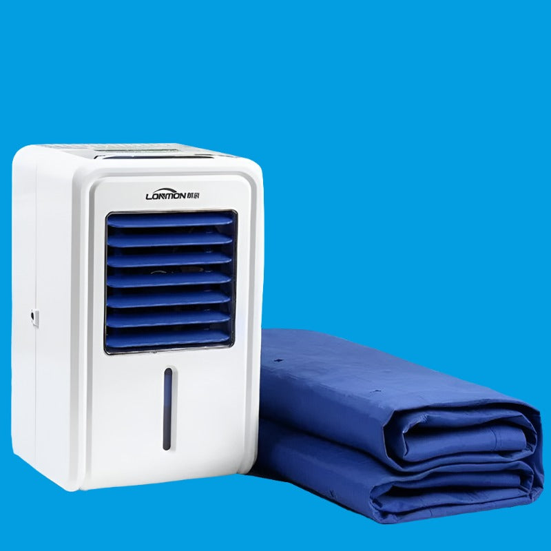 Air Conditioning Mini Air Cooler - 8W Portable Air Conditioning Room Air Cooler Small Table Fan Refrigeration Mattress