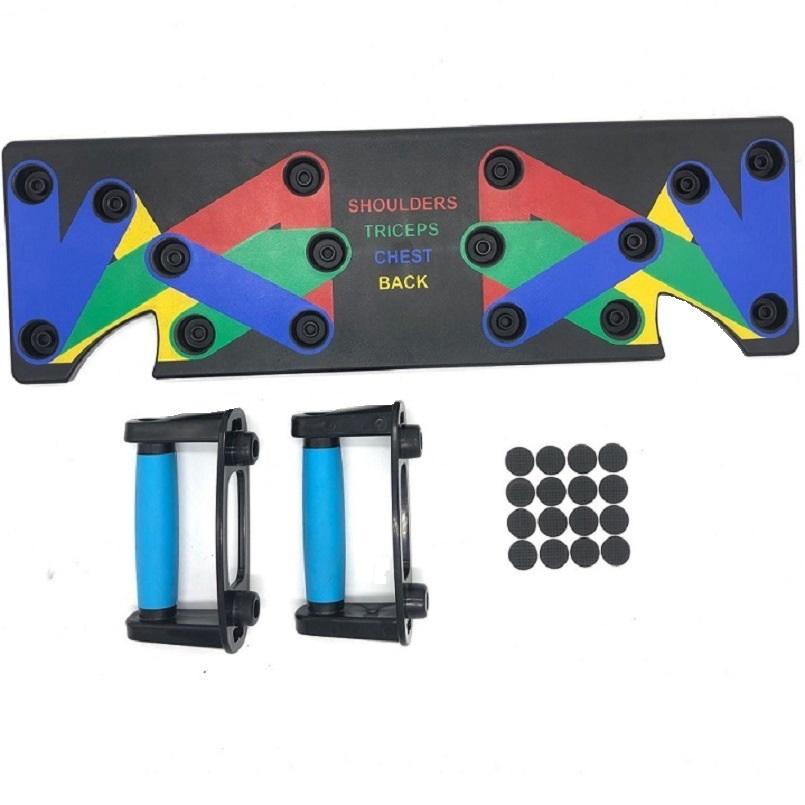 Push Up Rack Board - 9 In 1 Workout Instrument for Sculpted Upper Body