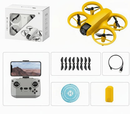Dual Camera Drone – V66 HD WiFi FPV, LED Lights, Smart Obstacle Avoidance, One-Key Return & Real-Time Image Transmission