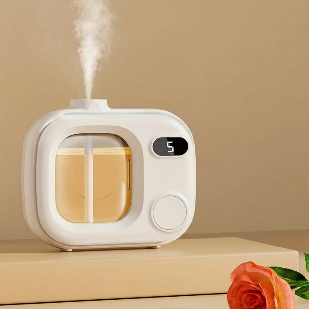 Intelligent Aromatherapy Diffuser Machine – Smart Fragrance Dispenser with 5 Timed Settings and Essential Oils for Home & Office