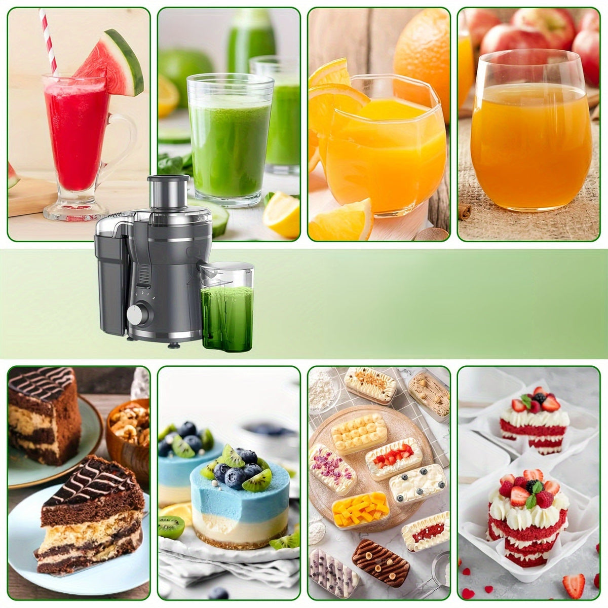 Centrifugal Juicer Machine –500W Wide Mouth Feed Chute, BPA-Free Stainless Steel, Dishwasher Safe, High-Speed Extraction for Fresh Fruit and Vegetables