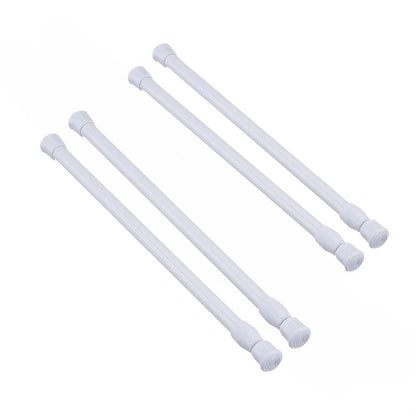 Adjustable RV Refrigerator Tension Poles – 4-Set Anti-Slip, Extendable 15.8-27.6 Inches, Keeps Shelves Organized During Camping, Travel, and Kitchen Storage