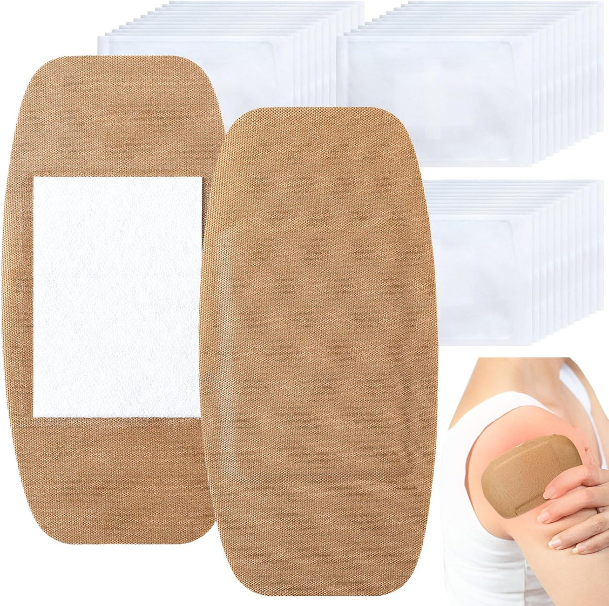 Herbal Heat Patches 15pcs – Mugwort-Infused Warm Compress Pads Deliver Soothing Winter Comfort, Pain Relief, and Full-Body Relaxation