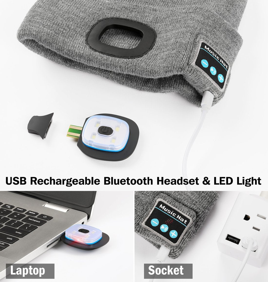 🎄EARLY CHRISTMAS SALE 69% OFF🎅3-in-1 Function Bluetooth Beanie