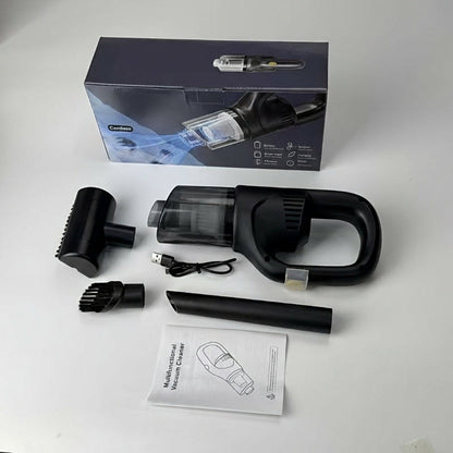 Cordless Rechargeable Handheld Vacuum – High Suction Cyclone Cleaner for Home, Car & Office, USB Charging