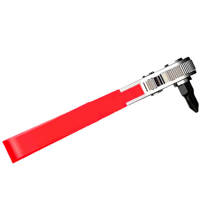 Mini Ratchet Screwdriver – 1/4-Inch 90° Offset Drive Handle with Hex Bits, Chrome Vanadium Steel Construction