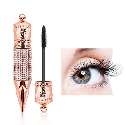Scepter Mascara with Rhinestone Shell – Waterproof, Smudge-Proof Formula Creates Naturally Long, Thick, and Curled Eyelashes for Glamorous All-Day Wear