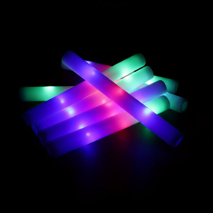 LED Foam Glow Sticks – Flashing Light Party Supplies for Weddings, Birthdays & Music Festivals
