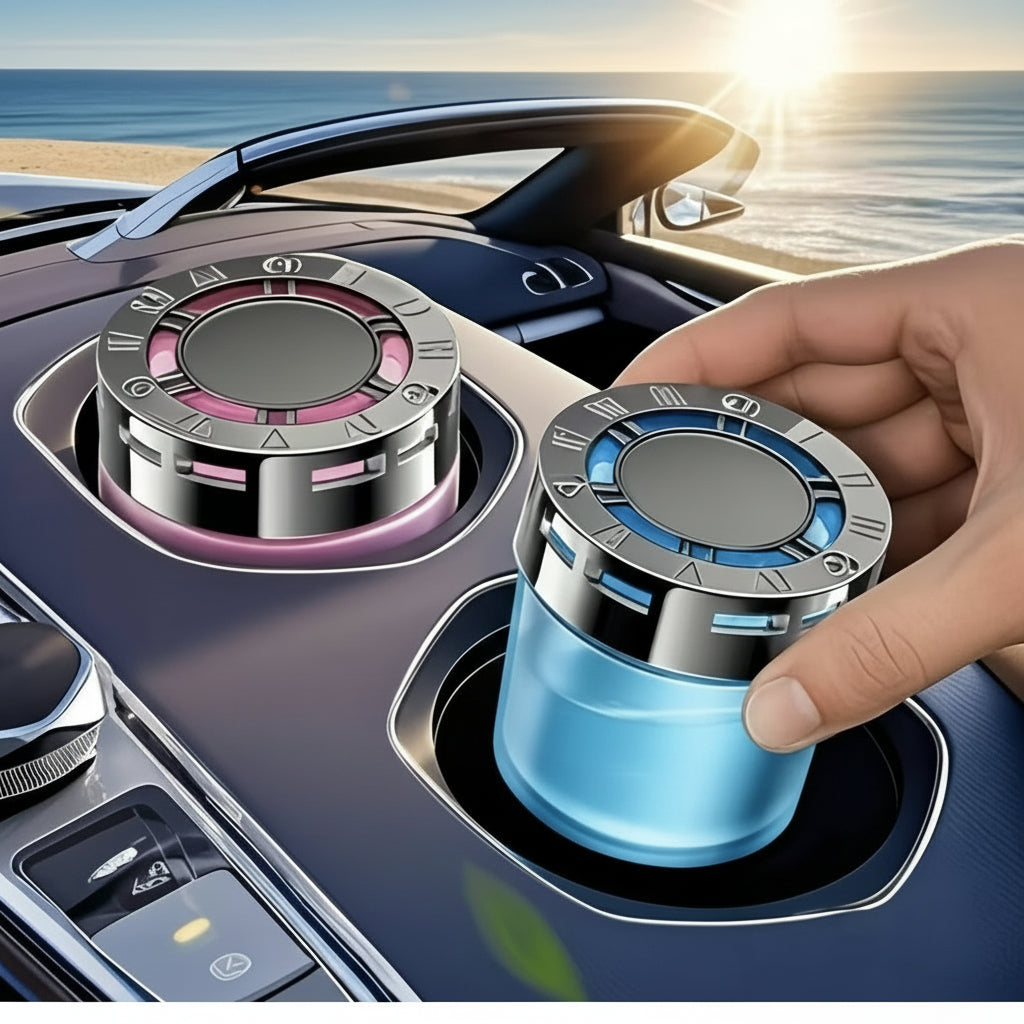 Deluxe Cologne Car Air Freshener – Long-Lasting Solid Car Perfume for Men & Women, Premium Auto Interior Scent Accessory