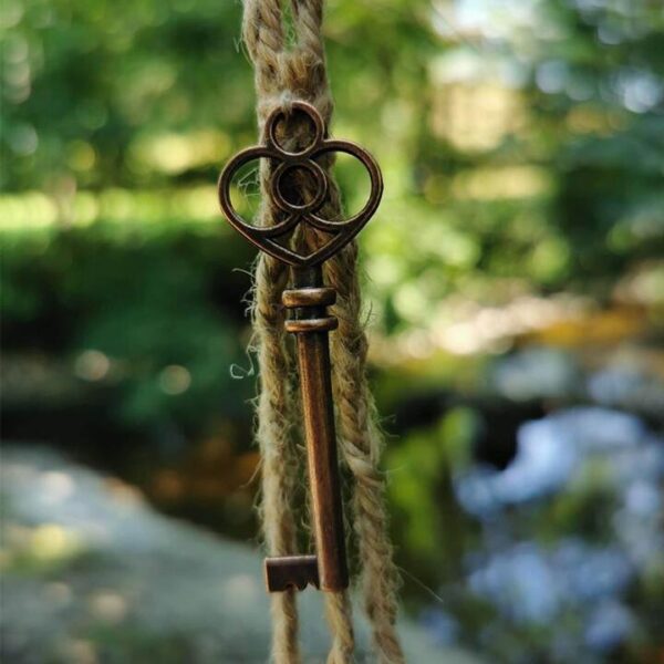 Witches Bells, Door Protection Charm, Wicca Decor(clearing negative energy).