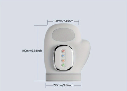 Hand Massager with Heat Compression – Pain Relief Therapy for Hands and Wrists, Relieve Stiffness, Improve Circulation, Relax Muscles, Ideal for Home and Office Use
