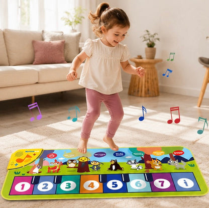 Interactive Piano Mat for Kids – Musical Floor Keyboard Dance Mat with Sounds, Educational Music Toy for Toddlers, Boys & Girls Gift