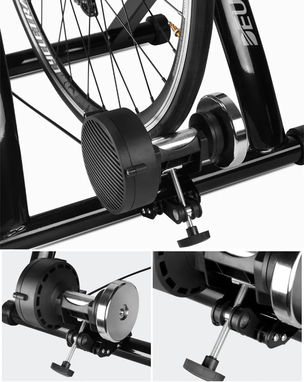 Indoor Magnetic Resistance Cycling Trainer – 6-Speed Bicycle Roller for Home Training & Fitness Workouts