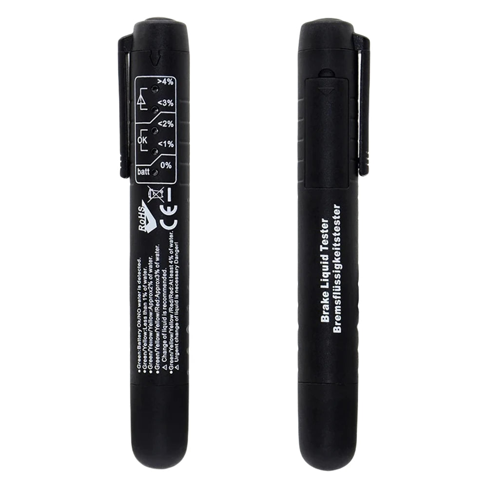 Automotive Brake Fluid Tester Pen – LED Indicator Tool for Accurate Car Brake Oil Diagnostics, Maintenance, and Safety Monitoring