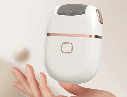 Electric Foot Scraper with 3 Grinding Heads – Two-Speed Callus Remover for Soft Feet, Powerful Rechargeable Tool for Home Pedicure Routine
