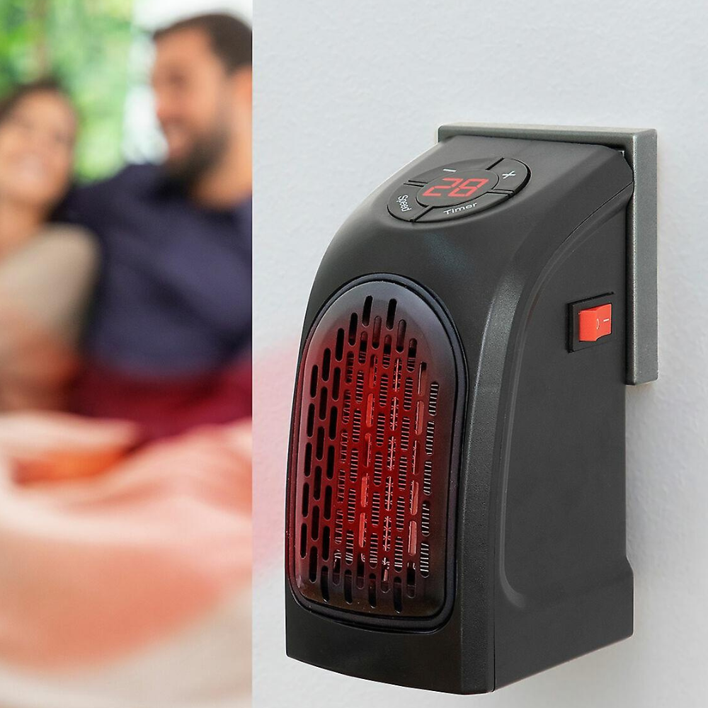 Portable Plug-In Electric Fan Heater with Thermostat