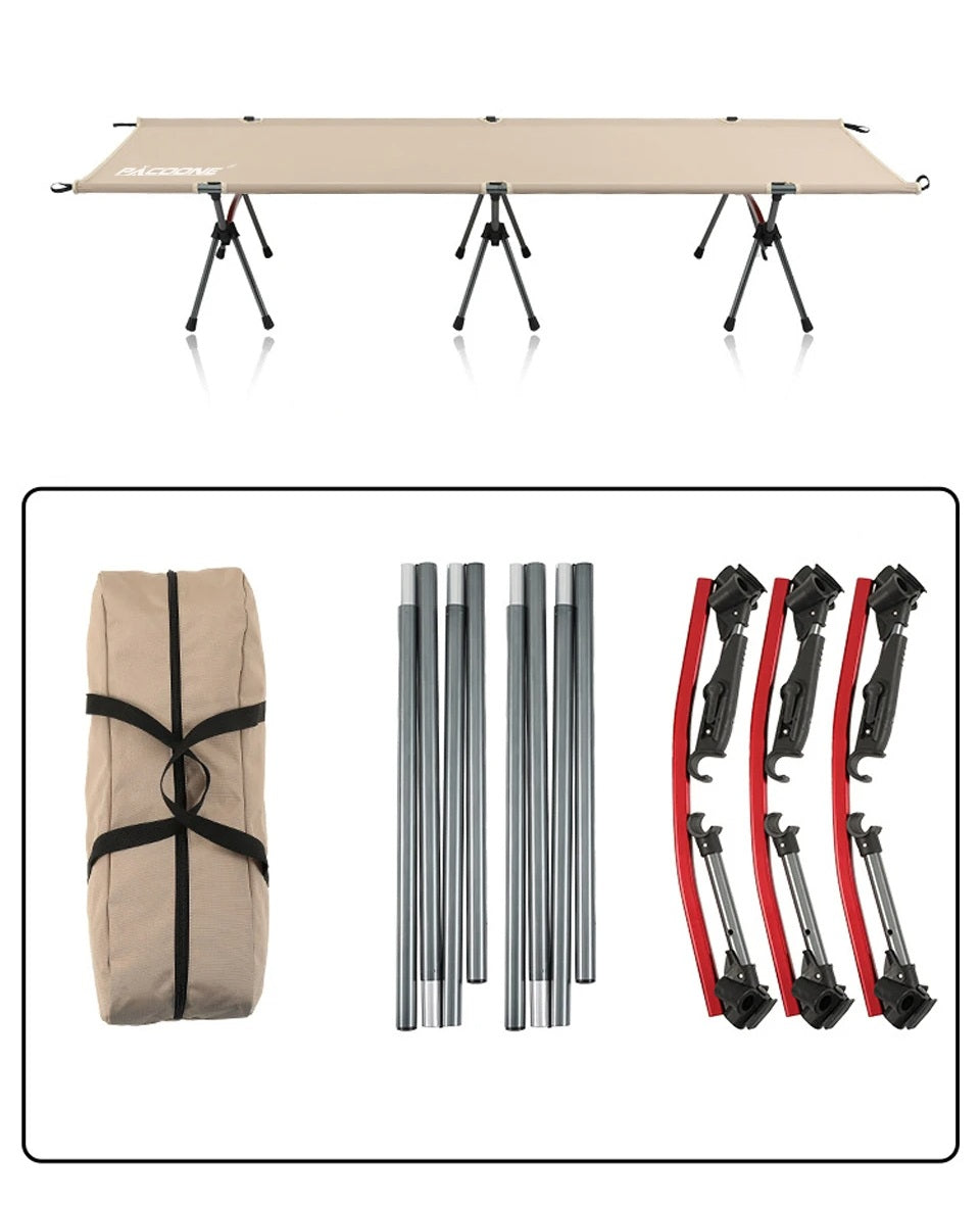 Portable Camping Cot - Lightweight Folding Bed for Adults & Kids, Ideal for RV, Camping & Emergency Use