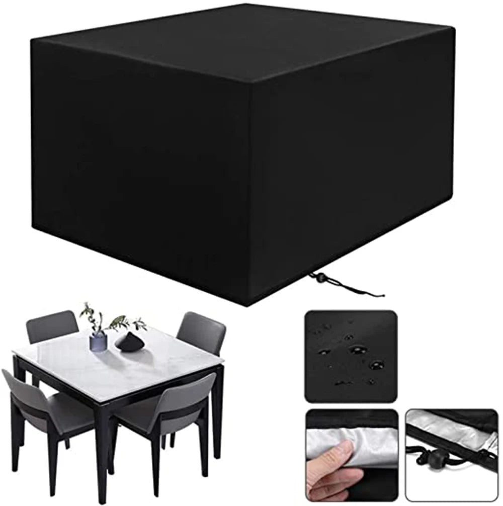 Multi-Size Waterproof Furniture Cover - Garden Chair, Sofa, Table Protective Cover for Weatherproof Outdoor Protection