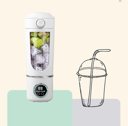 Portable Juice Blender Bottle – 700ML Durable 2-in-1 Smoothie Maker with Steel Blades for Shakes and On-the-Go Energy