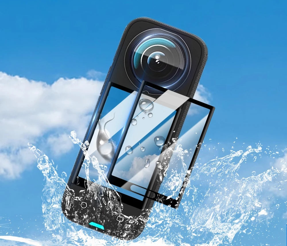 Tempered Glass Screen Protector for Insta360 X3 – Full HD Clear Coverage, Scratch-Resistant Lens Film for Long-Lasting Camera Protection