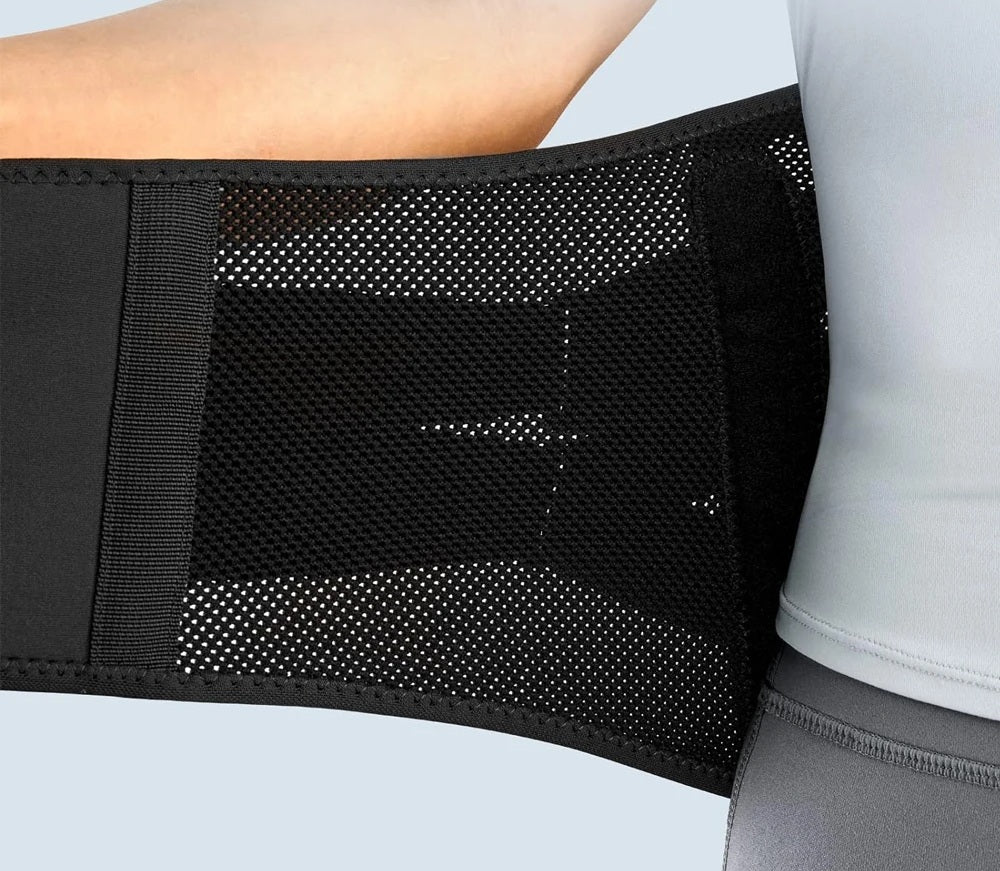 Lumbar Back Support Brace – Ergonomic Spine Design Belt with Adjustable Pull Straps for Men & Women