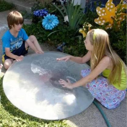 Large Water-Filled Bouncy Ball - Transparent 130x40cm Outdoor Toy for Kids - Birthday Fun, Splash Play & Non-Leak Design