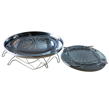 Stainless Steel Camping Toaster Rack – Portable Folding Outdoor Toast Grill for Bread, Stove Cooking & Multi-Purpose Kitchen Convenience