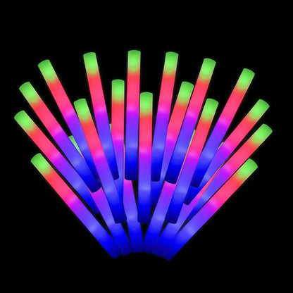 LED Foam Glow Sticks – Flashing Light Party Supplies for Weddings, Birthdays & Music Festivals