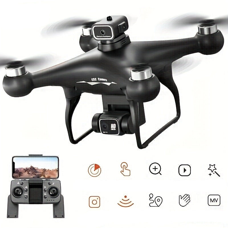 Dual-Camera Drone – S116 MAX Brushless Optical Flow RC Drone with Obstacle Avoidance, WiFi FPV & APP Control