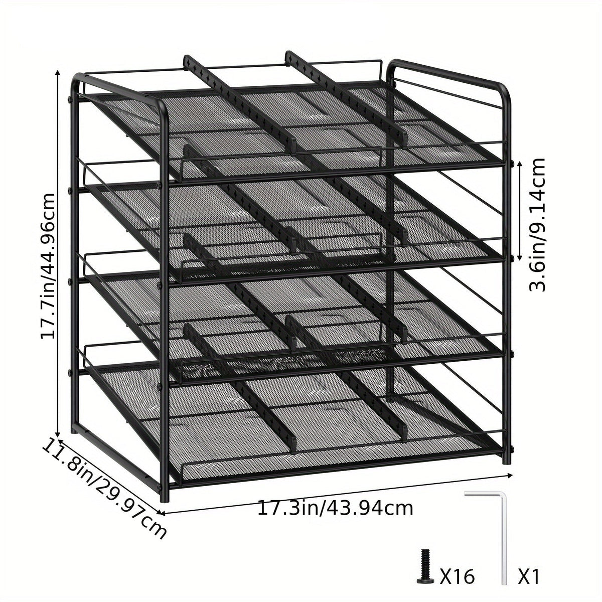 Adjustable Large Metal Can Rack Organizer – Multi-Tier Pantry Shelf for 84 Cans, Space-Saving Kitchen Cabinet Storage with Custom Dividers