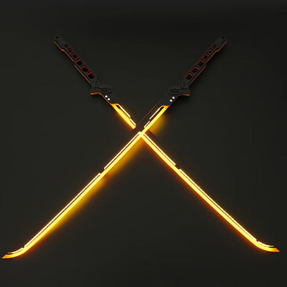 Cyberpunk LED Katana – Light-Up Samurai Sword Replica for Futuristic Cosplay, Combat Roleplay, and Sci-Fi Costume Accessory Displays